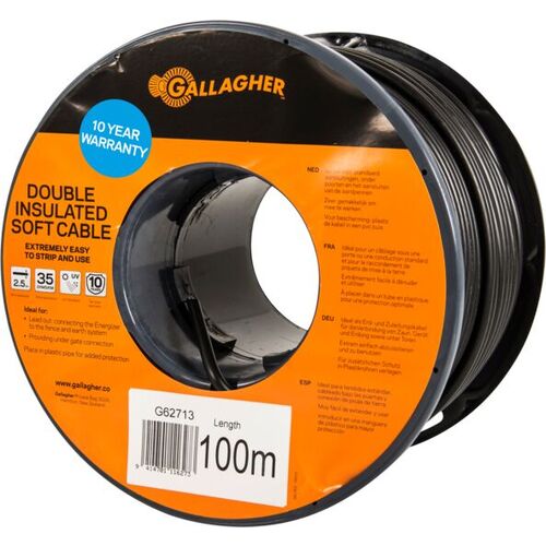 Gallagher Double Insulated Soft Cable 2.5mm [l:100m]