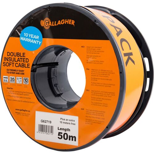 Gallagher Double Insulated Soft Cable 2.5mm [l:50m]