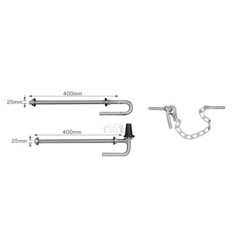 Gallagher Field Gate Set (stockyard) 32mm