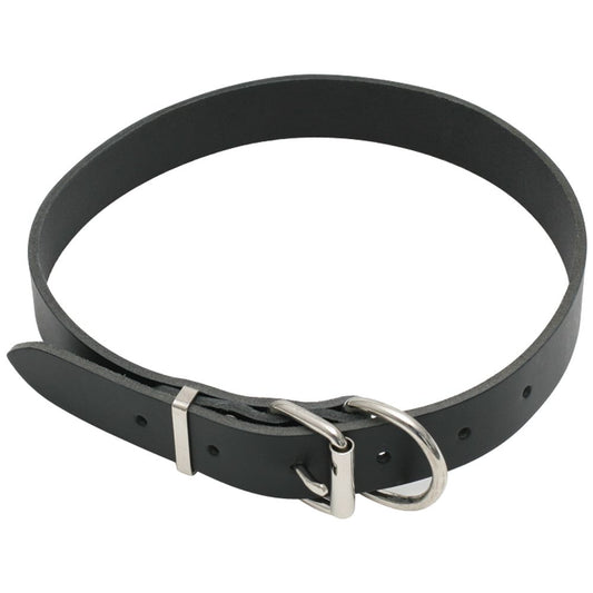 Shoof Dog Collar Leather H/duty 75cm