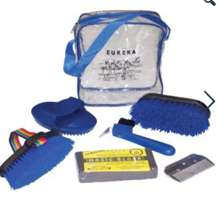 Shoof Grooming Kit Pony/calf Blue