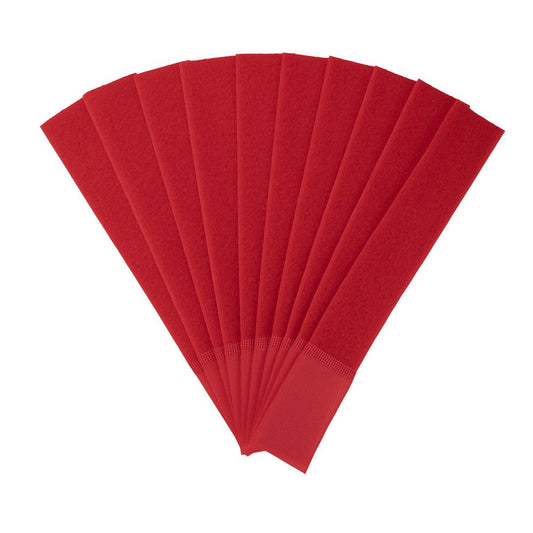 Shoof Leg Bands Nylon Red Pk10