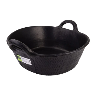 Shoof Feed Tub Recycled Rubber 20l (2 Handle)