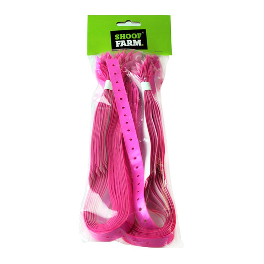 Shoof Neck Band Calf Pvc 60cm Pink 50pk
