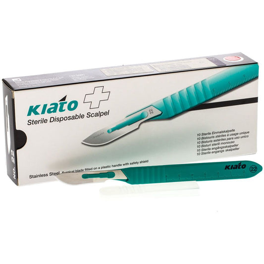 Shoof Kiato Sterile Disposable Scalpel Pk10 Size 22 
