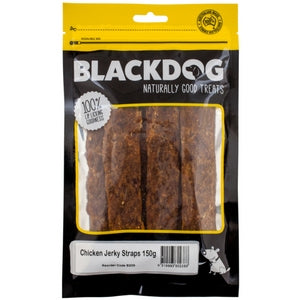 Blackdog Chicken Jerky Straps 150g