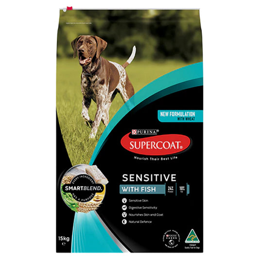 Supercoat Adult Sensitive Fish 15kg