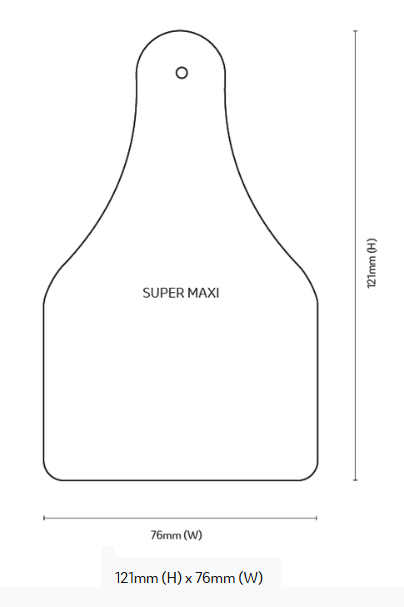 Allflex Eartag Super Maxi Female